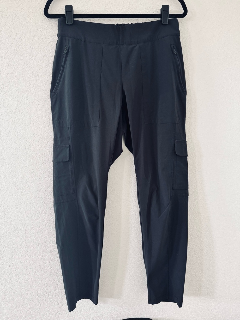 Women's Black Tech Cargo Pants